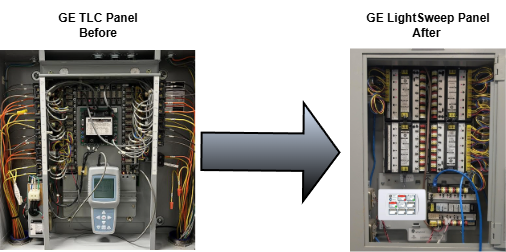 24 relay GE TLC to LightSweep Retrofit